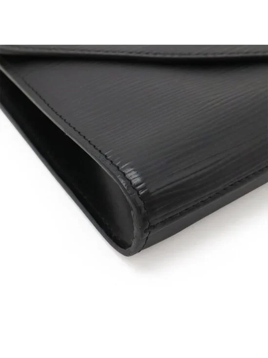 Louis Vuitton Epi Art Deco Second Bag Clutch Leather Noir Black - Picture 3 of 8